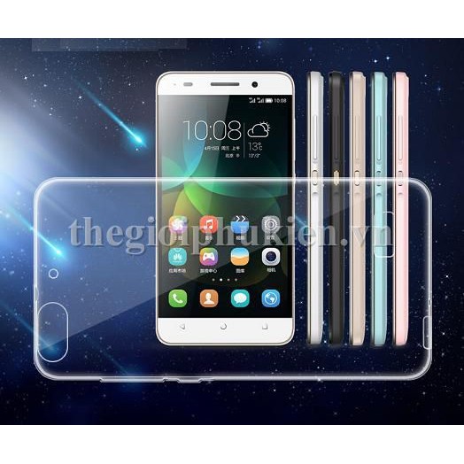 Ốp lưng silicon dẻo trong suốt Huawei Honor 4C, G Play Mini