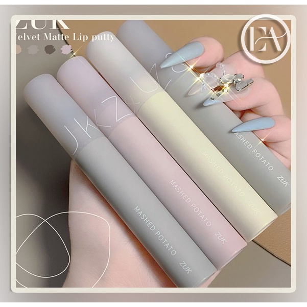 ZUK~Son  nhung Cha cháu ánh sáng Hát bùn Kết cấu mài mòn Lớp vỏ Son môi trung quốc Học sinh có thể sử dụng