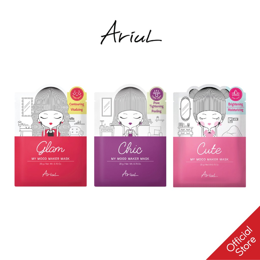 Mặt Nạ Dưỡng Sáng Da Ariul My Mood Maker Mask 20g