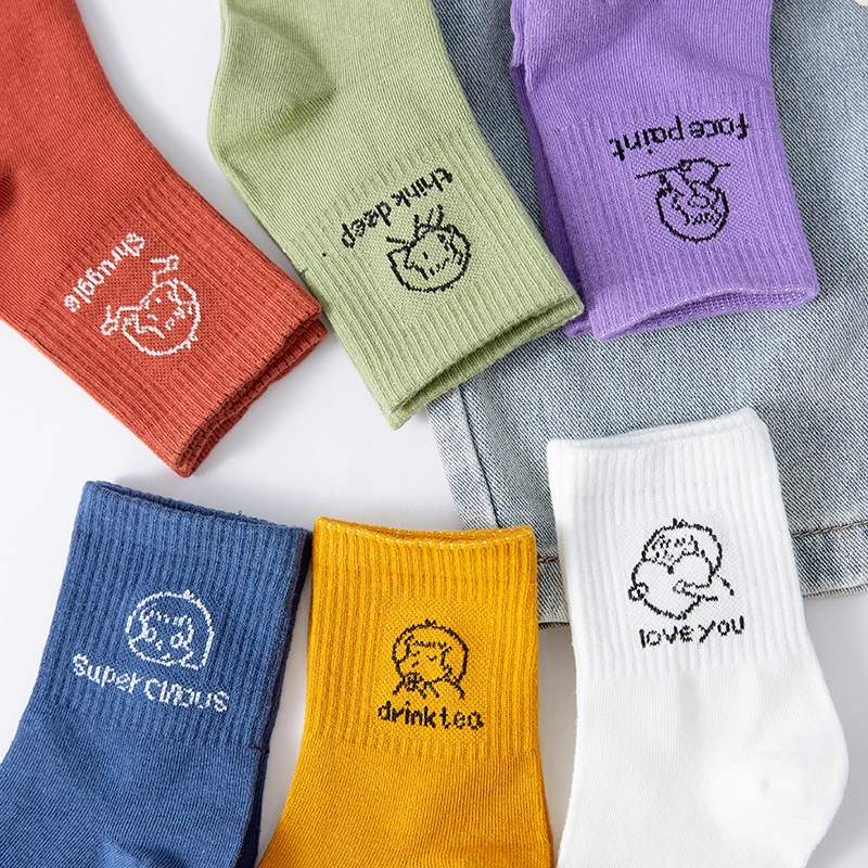 Tất vớ nữ phiên bản Hàn quốc hình học sinh Nhật Bản siêu dễ thương Warm&amp;Cute AD02