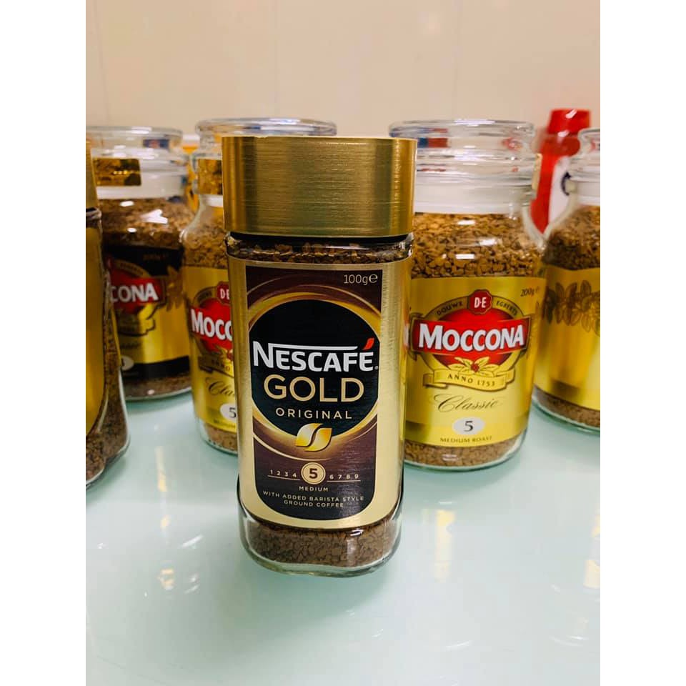 [ ĐỦ SỐ 2,3,4,5,7,9 ] Cà phê đen hòa tan NesCafé Gold Crema 100g, 200g