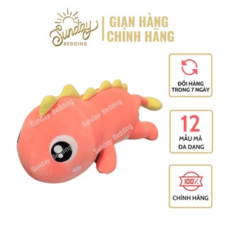Gấu bông khủng long mắt lồi,gối ôm thú co dãn 4 chiều cao cấp