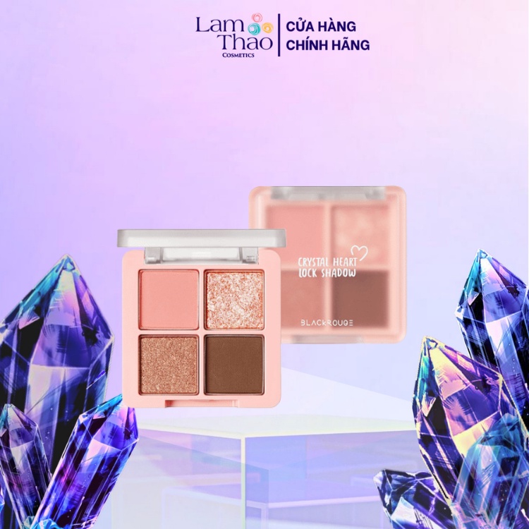 Bảng Phấn Mắt Black Rouge Crystal Heart Lock Shadow