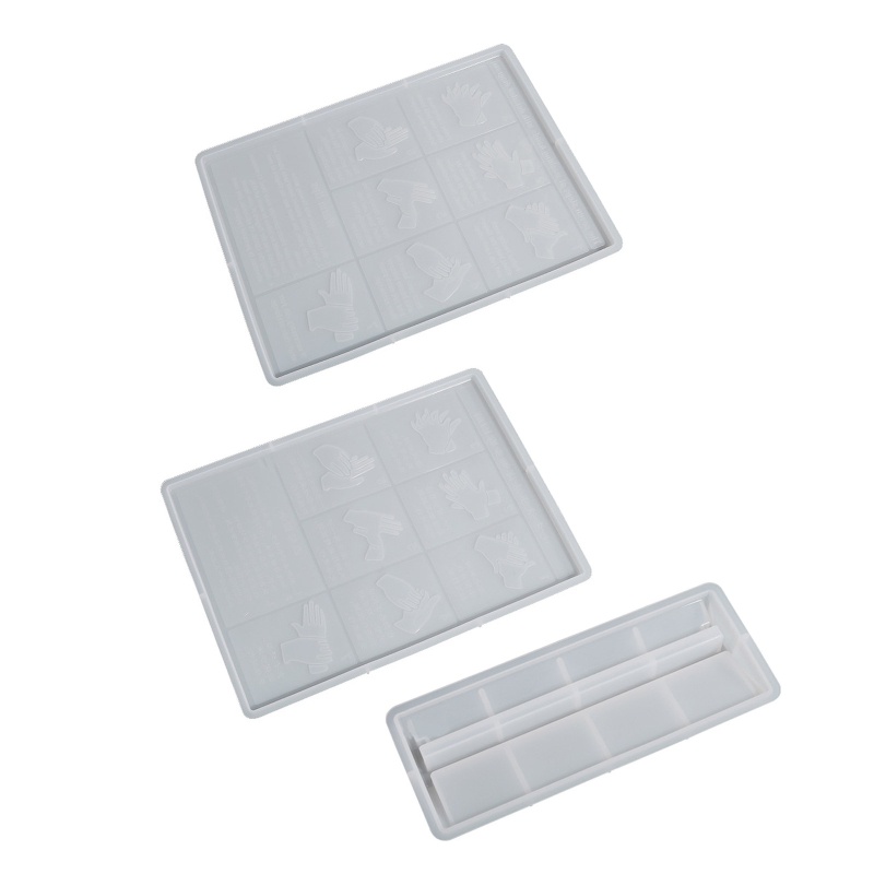 Khuôn Silicone Tạo Hình Biển Hiệu Cho Bàn DIY