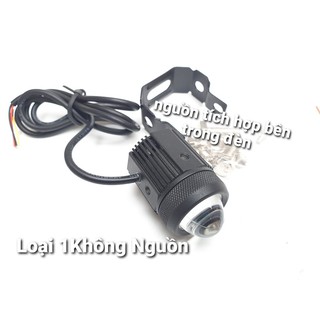 Đèn trợ sáng mini bi cầu 2 mầu cos vàng pha trắng,