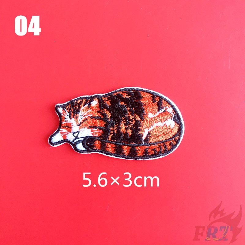 ☸ Pets &amp; Animals：Sleeping Cats Iron-on Patch ☸ 1Pc Diy Sew on Iron on Badges Patches