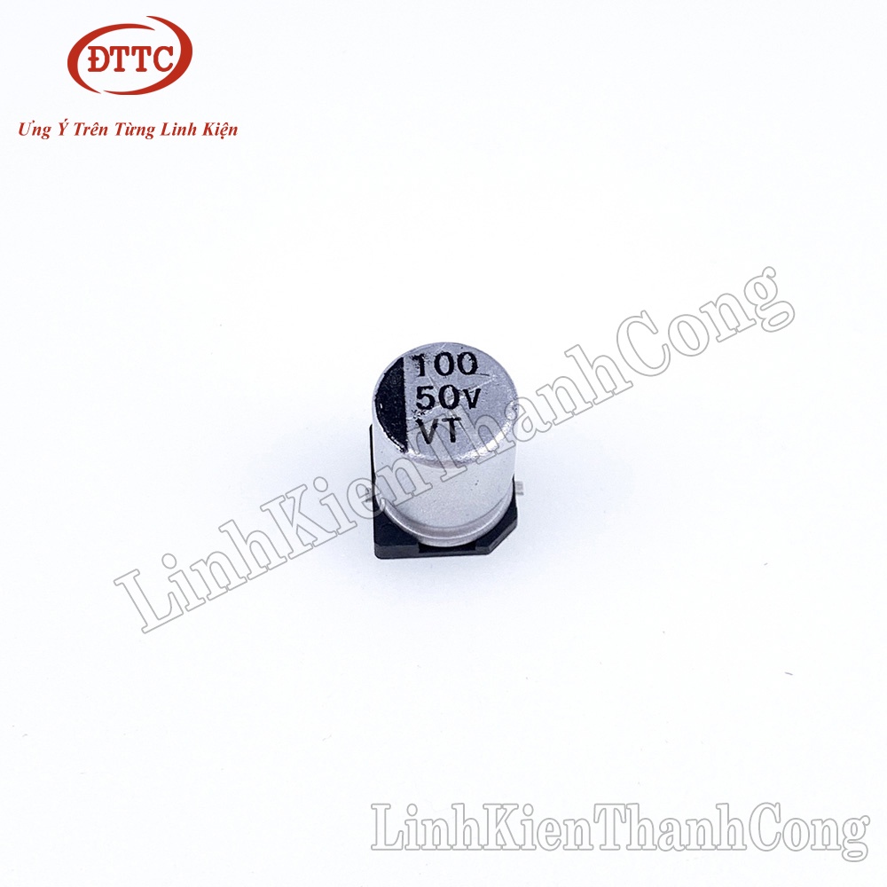 Tụ Nhôm 100uF 50V 8x10.5mm