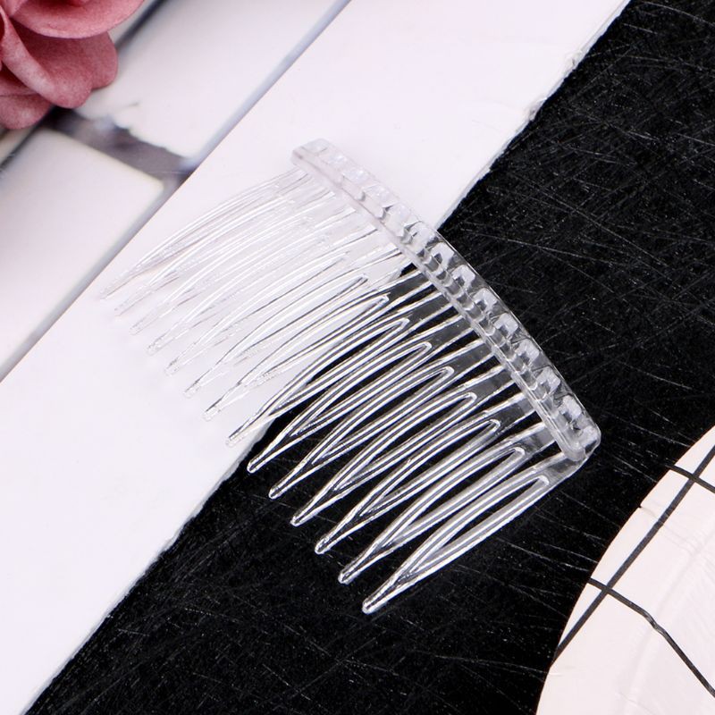 CLEAR Set 20 Kẹp Tóc Nhựa Trong Suốt