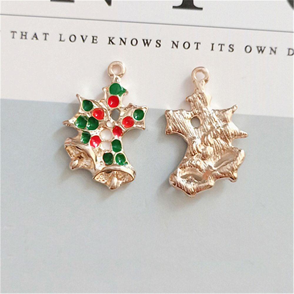 WATTLE Set 10 Mặt Dây Chuyền Hình Chiếc Tất Có Chuông Dùng Để Làm Quà Halloween / Giáng Sinh