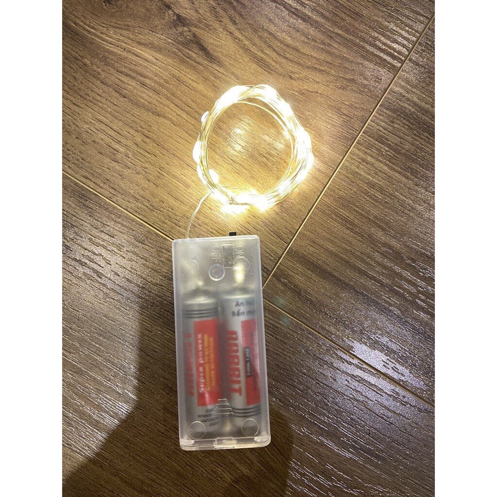 Đèn đom đóm dài 3m chạy Pin trang trí tiệc, trang trí bàn học, phòng ngủ