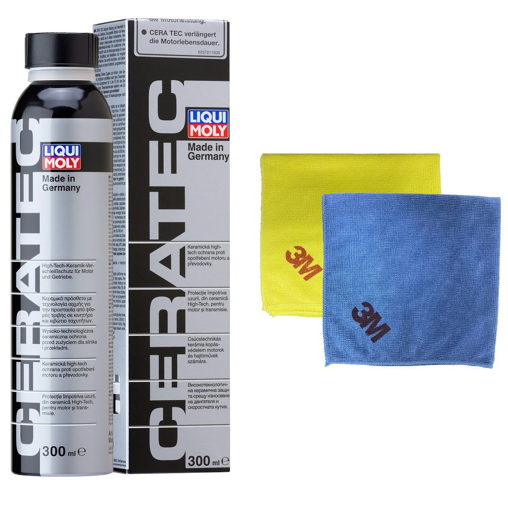 Phụ gia nhớt bảo dưỡng động cơ Ceratec Liqui Moly 3721 - Tặng kèm 1 khăn lau 3M màu ngẫu nhiên - dmall247, dmall24