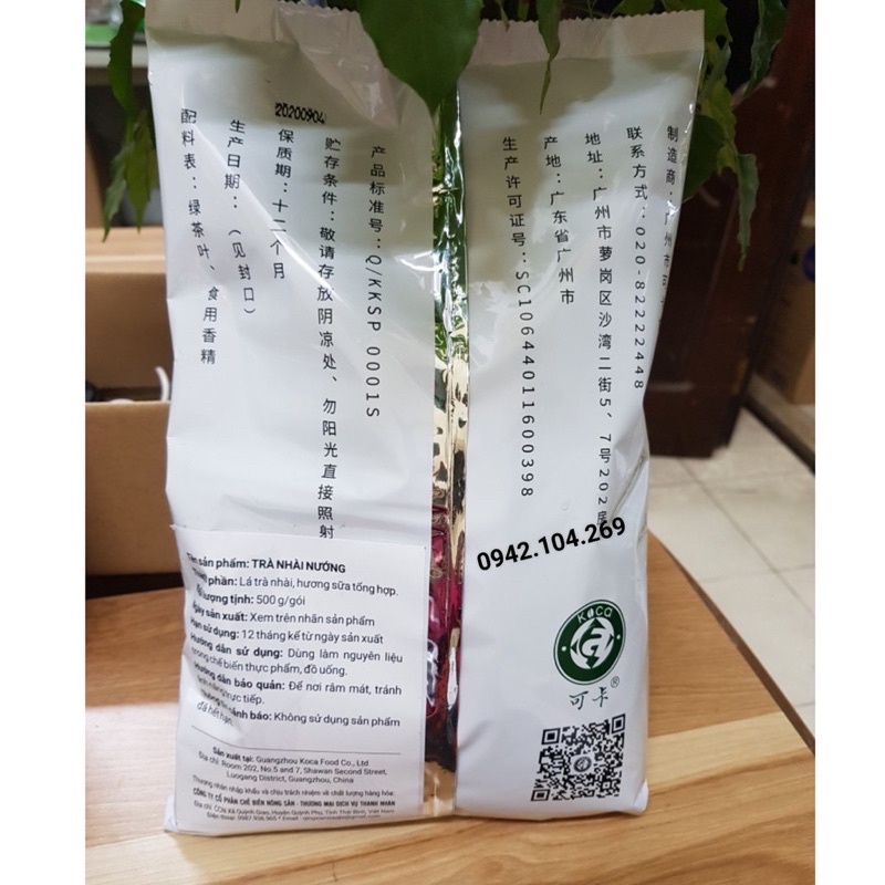 |CHUẨN ĐÀI| TRÀ NHÀI/ HỒNG TRÀ/ Ô LONG NƯỚNG KOCA GÓI 500g