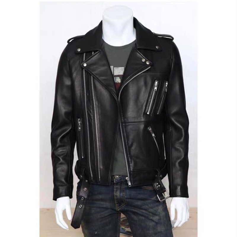 Áo da Biker jacket phom chuẩn chất liệu da pu cao cấp