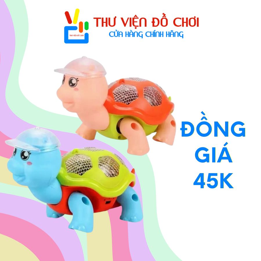 Đồ Chơi Con Rùa - Con Cua Biết Đi - Đồ Chơi Phát Nhạc Chạy Pin - Thư Viện Đồ Chơi