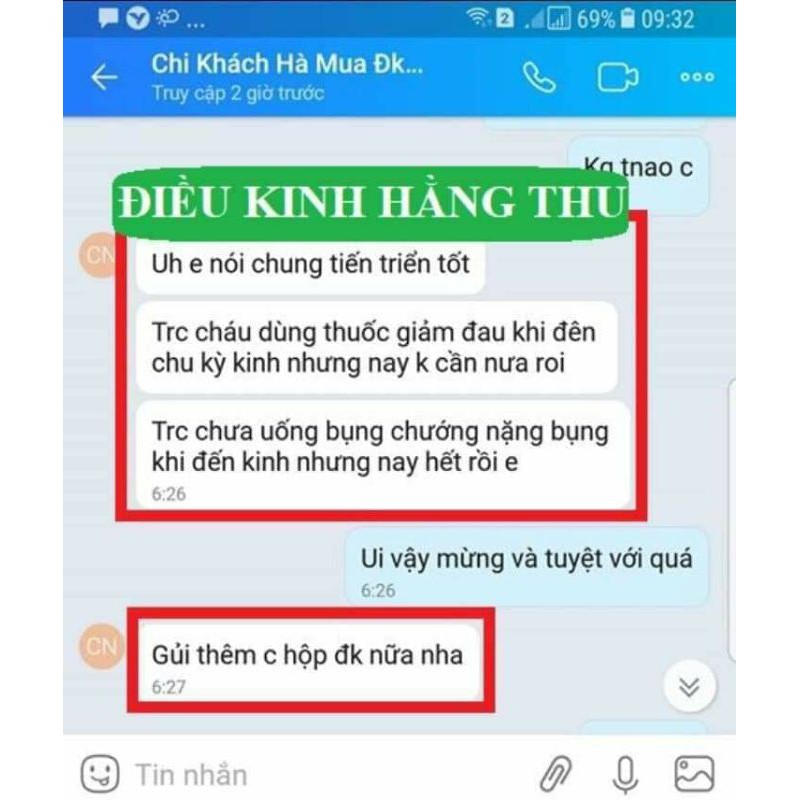 ĐIỀU KINH GIA TRUYỀN HẰNG THU