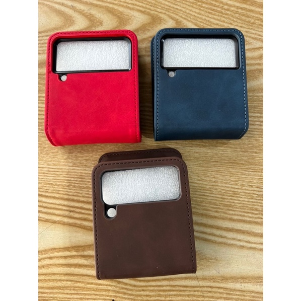 Ốp lưng Samsung ZLip 3 ,Zlip 4 kiểu da