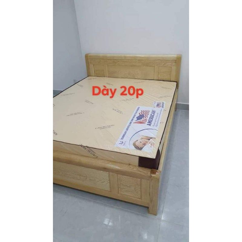 Nệm Cao Su Non AMENICAN 1M6 - 1M8x2m dày 20cm Miễn Ship SÀI GÒN