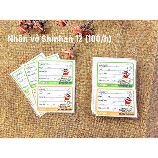 Nhãn vở Campus nhiều hình