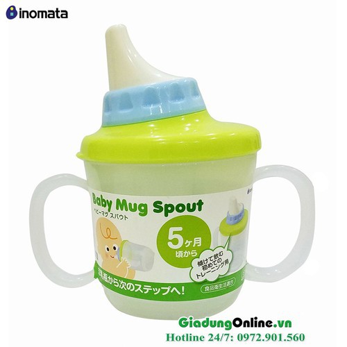 [Free ship 99k ]Cốc Tập Uống Baby Mug Spout (Hàng Nội Địa Nhật)