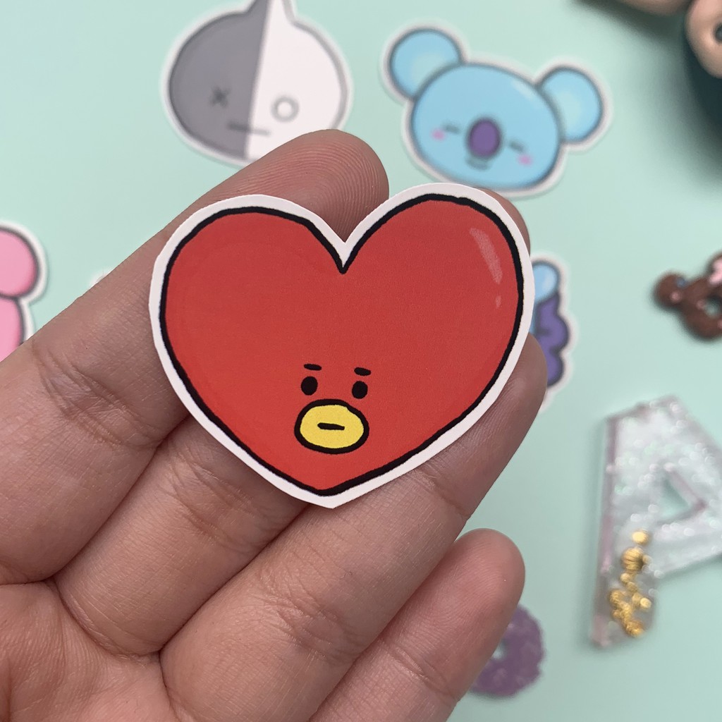 (hàng Mới Về) Khẩu Trang Chống Thấm Nước In Hình Nhân Vật Bt21 Bts