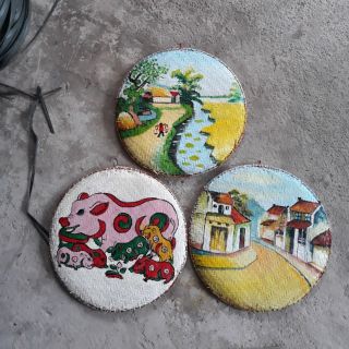Combo 3 tranh mẹt size 40cm