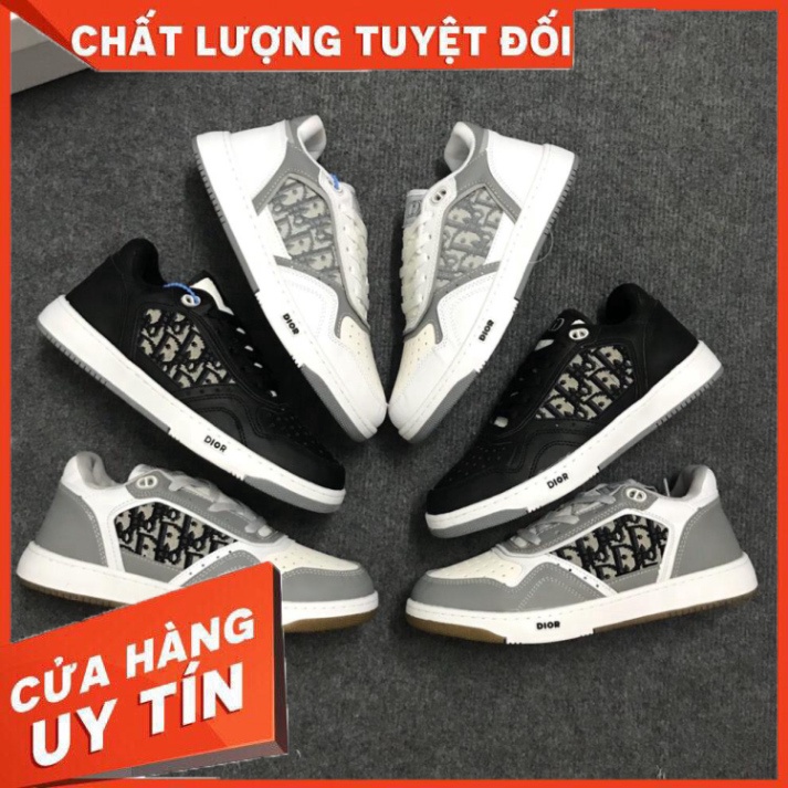 Giày thể thao nke dior đủ màu xám đen trắng nam nữ da siêu cấp đẹp nhất thị trường - Hàng nhập khẩu