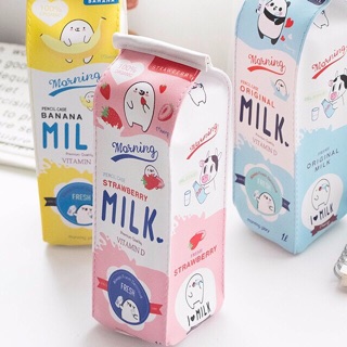 Set 2 Bóp viết hộp sữa Milk