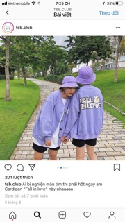🌪Cardigan Nỉ Fall In Love