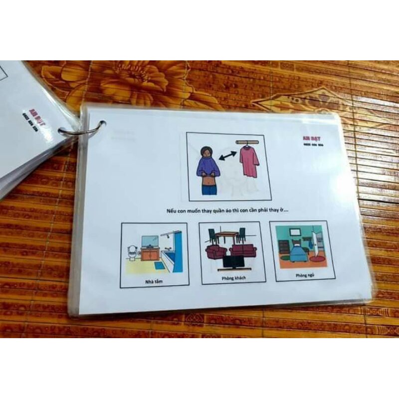 Học liệu hỗ trợ phát triển câu và giao tiếp cho bé