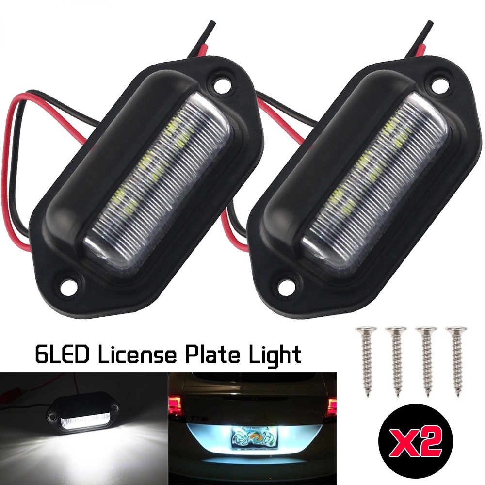 Đèn LED 6 Bóng Gắn Biển Số Xe Hơi/Xe Tải Chuyên Dụng