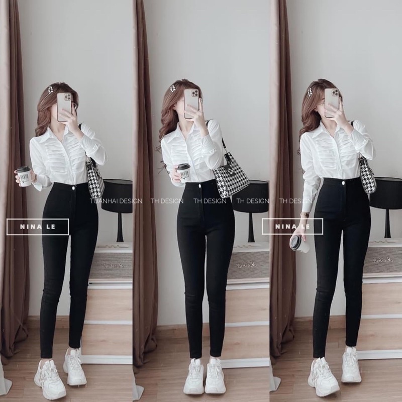 Áo sơmi cổ xếp