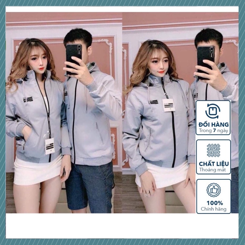 Áo khoác đôi nam nữ ❤️ [FREESHIP]❤️ 2022 áo đôi áo cặp nhiều , áo khoác dù nam áo khoác nữ Hàng chụp thật ms1 Menfashion
