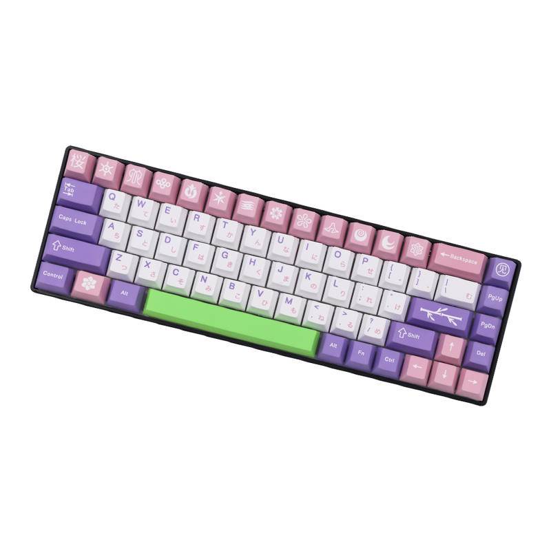 GMK Hanami  pink Keycaps  Dye Sublimation Cherry Profile Bộ Phím Rời PBT GMK Hanami 139 / 151 Cho Bàn Phím cherry mx