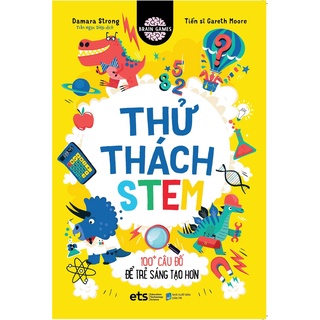 Sách - thử thách stem 100+ câu đố để trẻ sáng tạo hơn