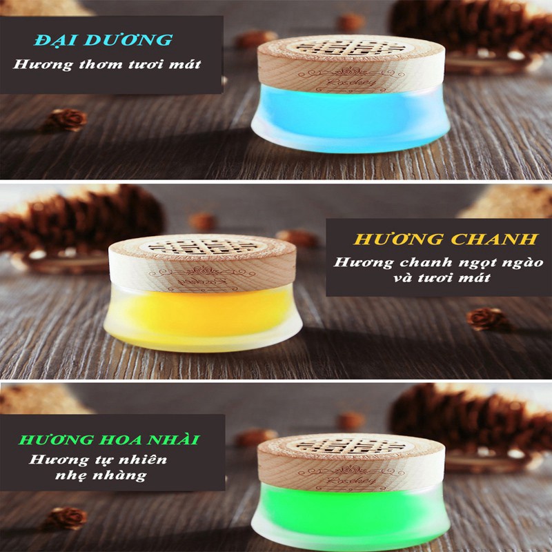 Sáp thơm khử mùi ô tô, phòng khách, tủ quần áo, để phòng làm việc, hương hoa trái nhẹ nhàng, giữ mùi lâu
