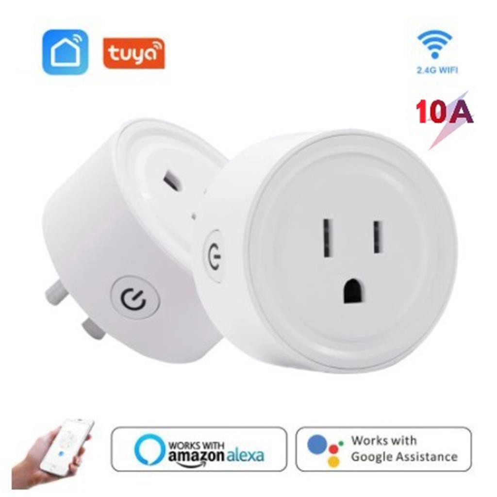 Ổ Cắm Hoa Kỳ Wifi 90-250V Thông Minh Hẹn Giờ Thông Minh 100% Chính Hãng Điều Khiển Bằng Giọng Nói Dùng App Dohome