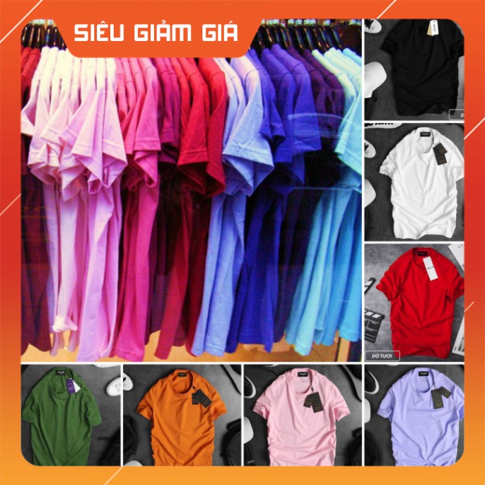 ⚡️FREESHIP⚡️ Áo Thun Trơn Nam Nữ Unisex Shop Genz Luxury Shop