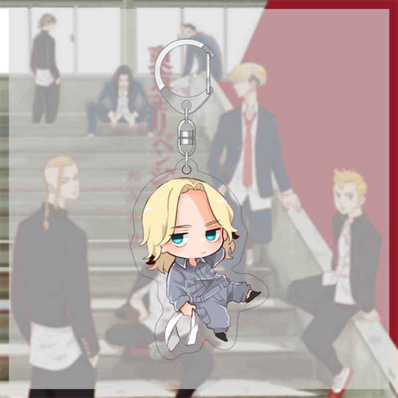 Móc khóa nhựa acrylic kiểu nhân vật phim hoạt hình tokyo revenger