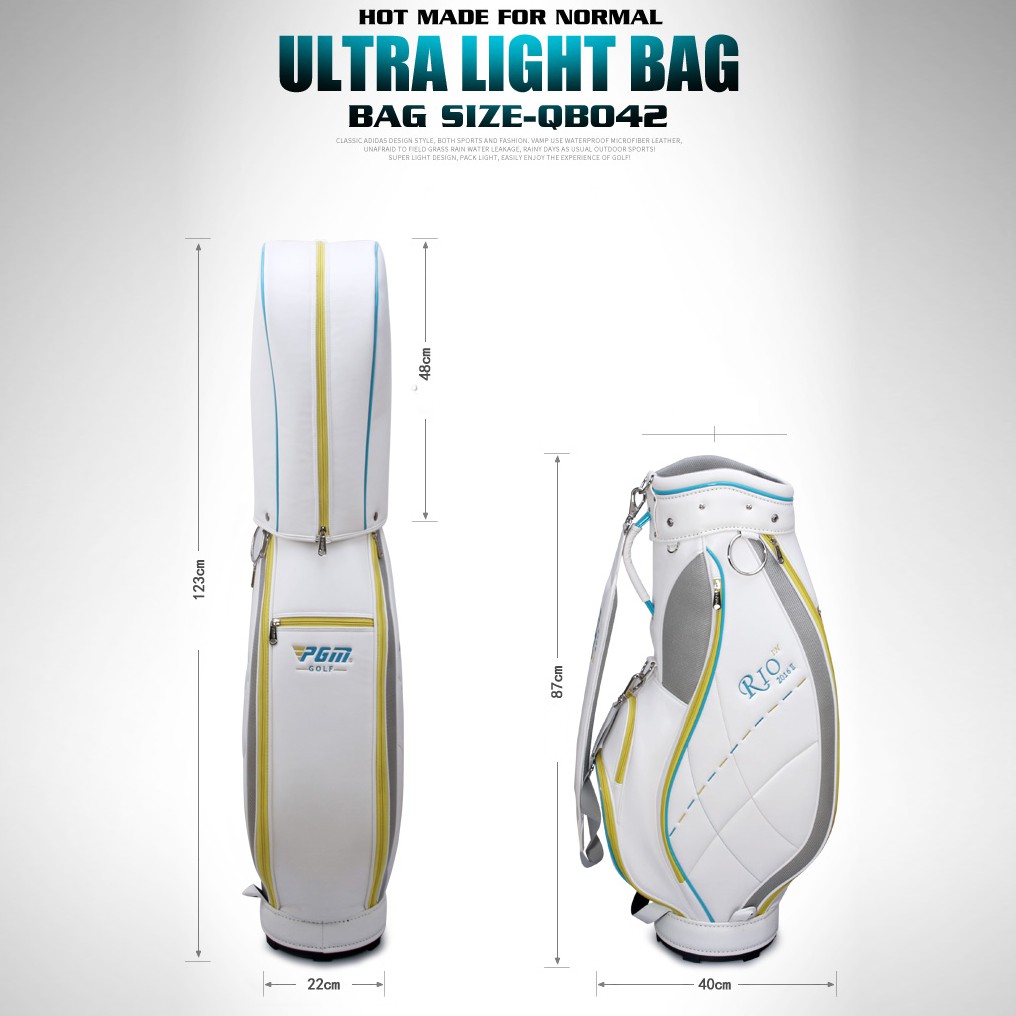 Túi Gậy Golf Nữ Fullset - PGM Olympic Rio Golf Bag - QB042