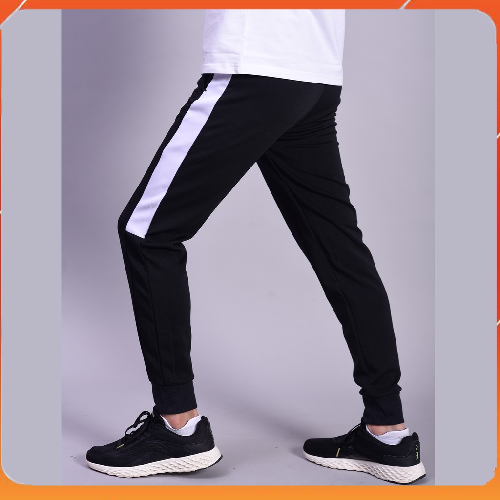 Quần Jogger Nam 1 Sọc Lửng, Ống Bo Chun Phong Cách Thể Thao MT117 | BigBuy360 - bigbuy360.vn