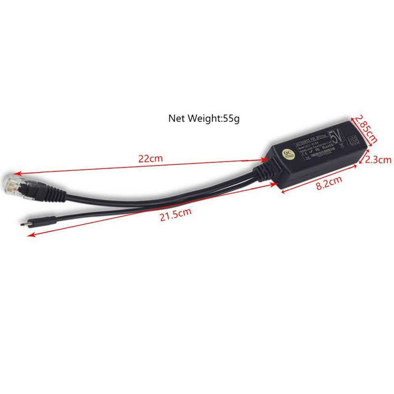 Bộ chia nguồn Poe 48v sang 5v2.4a tiện lợi