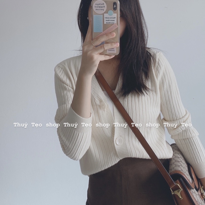 [Video/Hàng sẵn ] Áo cadigan len dày dặn dáng vừa - Áo len cadigan nữ quảng Châu | BigBuy360 - bigbuy360.vn