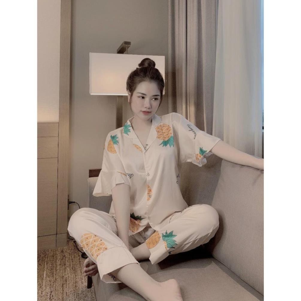 Pijama Lụa LATIN Tay dài quần dàiI HOT NHẤT NHÀ VIC... THÁNG 4  ༷ ༴