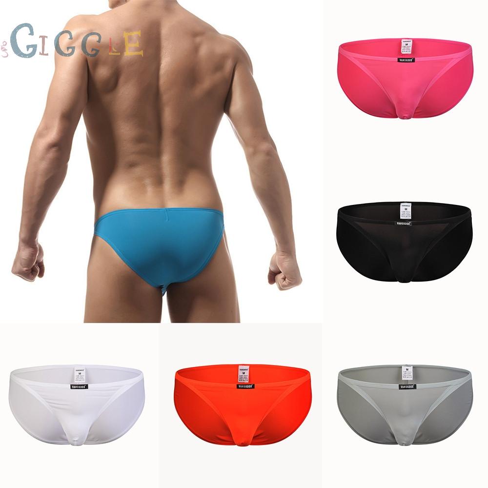 Men Briefs Bikini Breathable Comfortable Fashionable Ice Silk Underwear