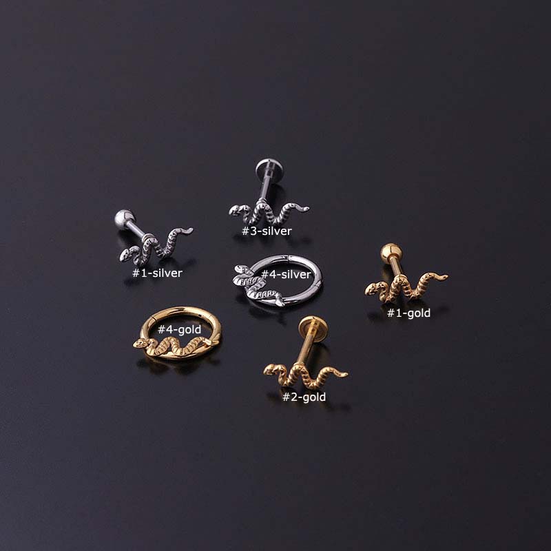 1 Khuyên Cơ Thể Hình Rắn 16G