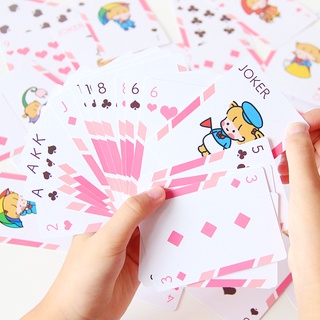 Bộ bài tây, tú lơ khơ họa tiết dễ thương poker 52 lá in hình cute ngộ nghĩnh, hoạt hình siêu đáng yêu