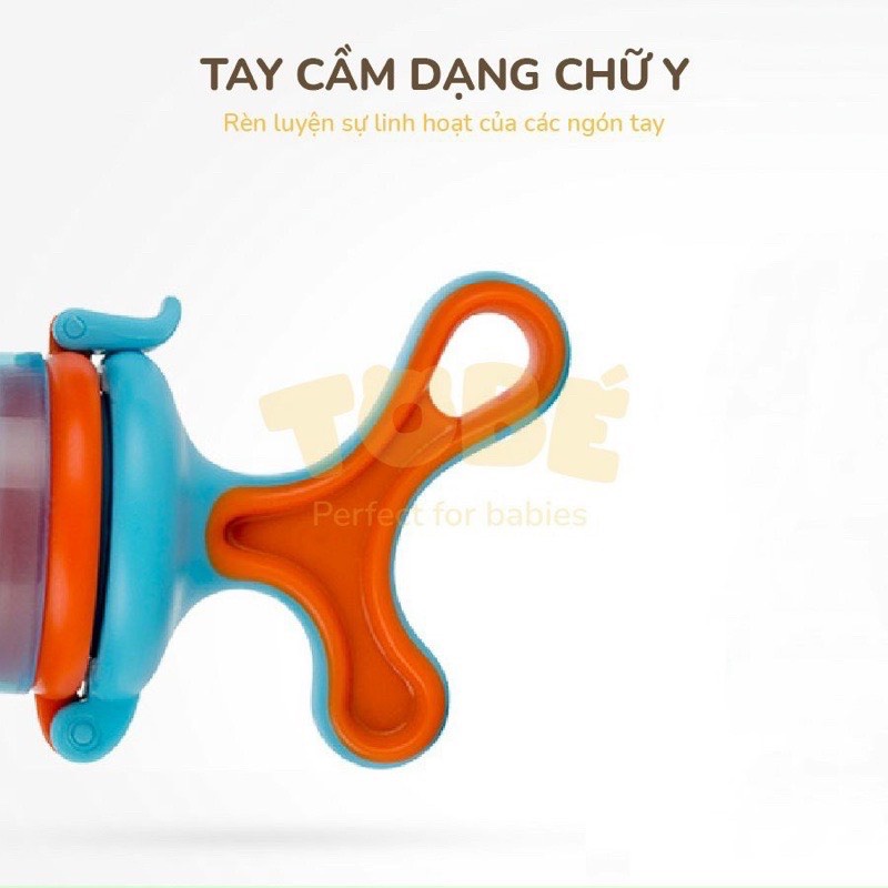Túi nhai ăn dặm Tobe chống hóc cho bé chất liệu silicon cao cấp