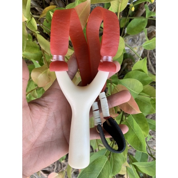 Ná thun bắn sỏi đá chất liệu ABS cột sẵn dây dày 2mm y hình