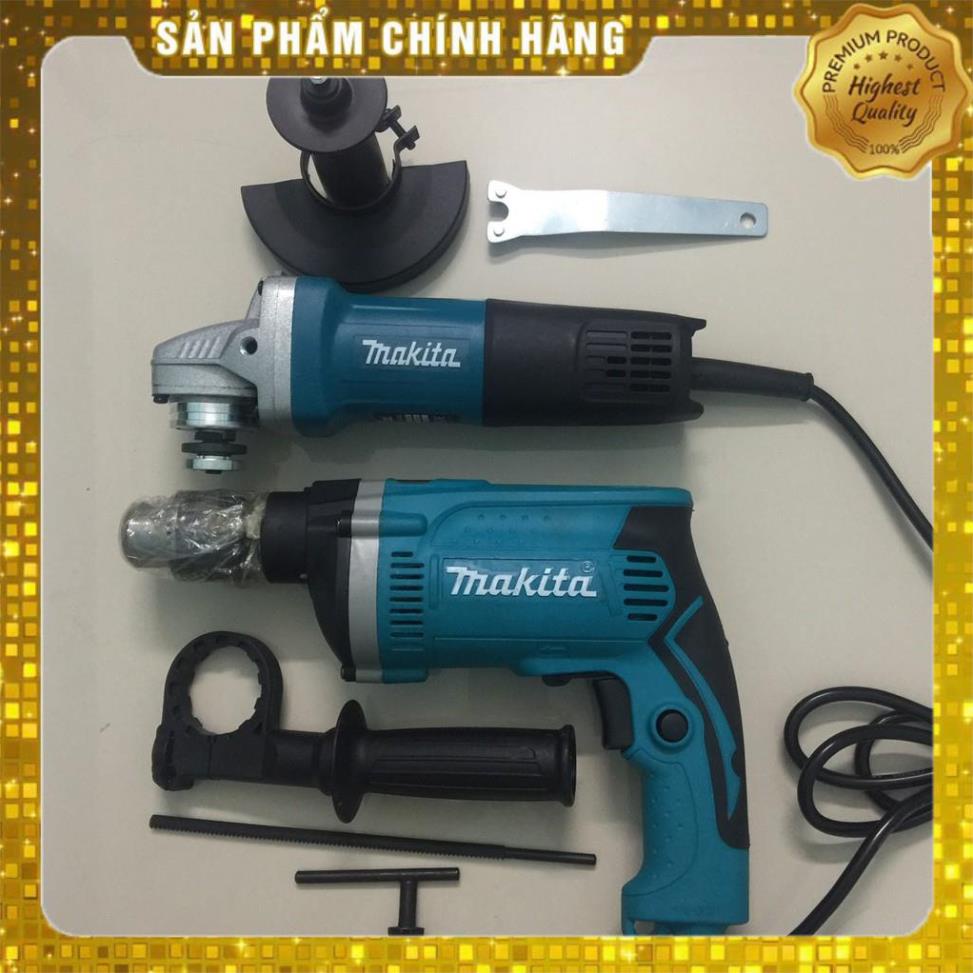 COMBO bộ máy khoan makita + mài makita bảo hành 12 tháng /