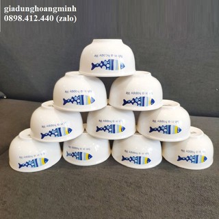 Bộ 10 chén sứ cao cấp - bộ 10 chén sứ ăn cơm